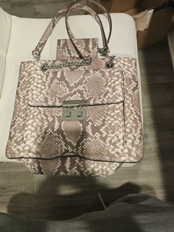 DKNY LEATHER SNAKE  SKIN PURSE