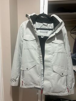 Boulder Gear White Snow Jacket with Hood