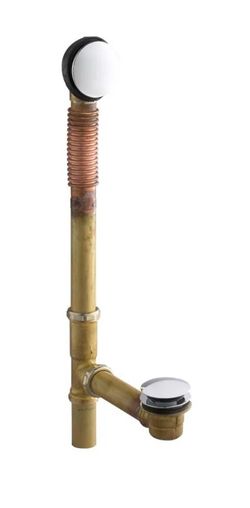Kohler Clearflo 1.5” Toe Tap Tub Drain Kit - with Overflow