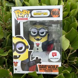 Funko Pop! Minions Dave'Acula Walgreen Exclusive -NO TRADES-NO OFFERS-PRICE FIRM