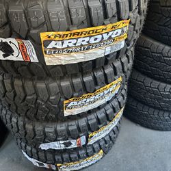 LT 265/70/17 Arroyo RT Free Mount And Balance Included
