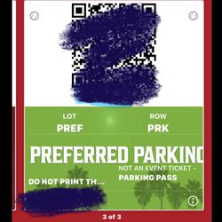 LA Angels Baseball v Baltimore Orioles Preferred Parking Ticket/Pass Wednesday April 24, 2024