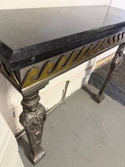 Maitland smith egyptian revival console table