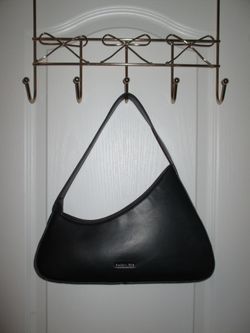 rachel zoe asymmetrical black shoulder bag