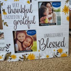 New Beautiful FRAME. HOLDS (2) 4x4 Photos. It's A BIG FRAME!! See Photos. Cash & Pickup Only