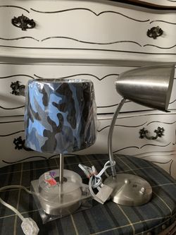 Two table lamps