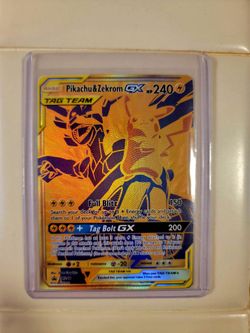 Pokemon Pikachu & Zekrom GX