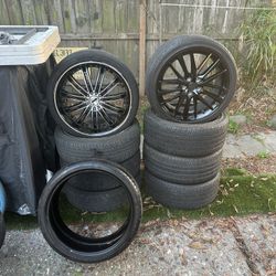 Rims For Sale 19” Toyota Wheels And 20” Velocity Wheels $450 