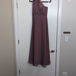 Revelry Devan Convertible Chiffon Dress - Dusty Purple, Size 6 Thumbnail