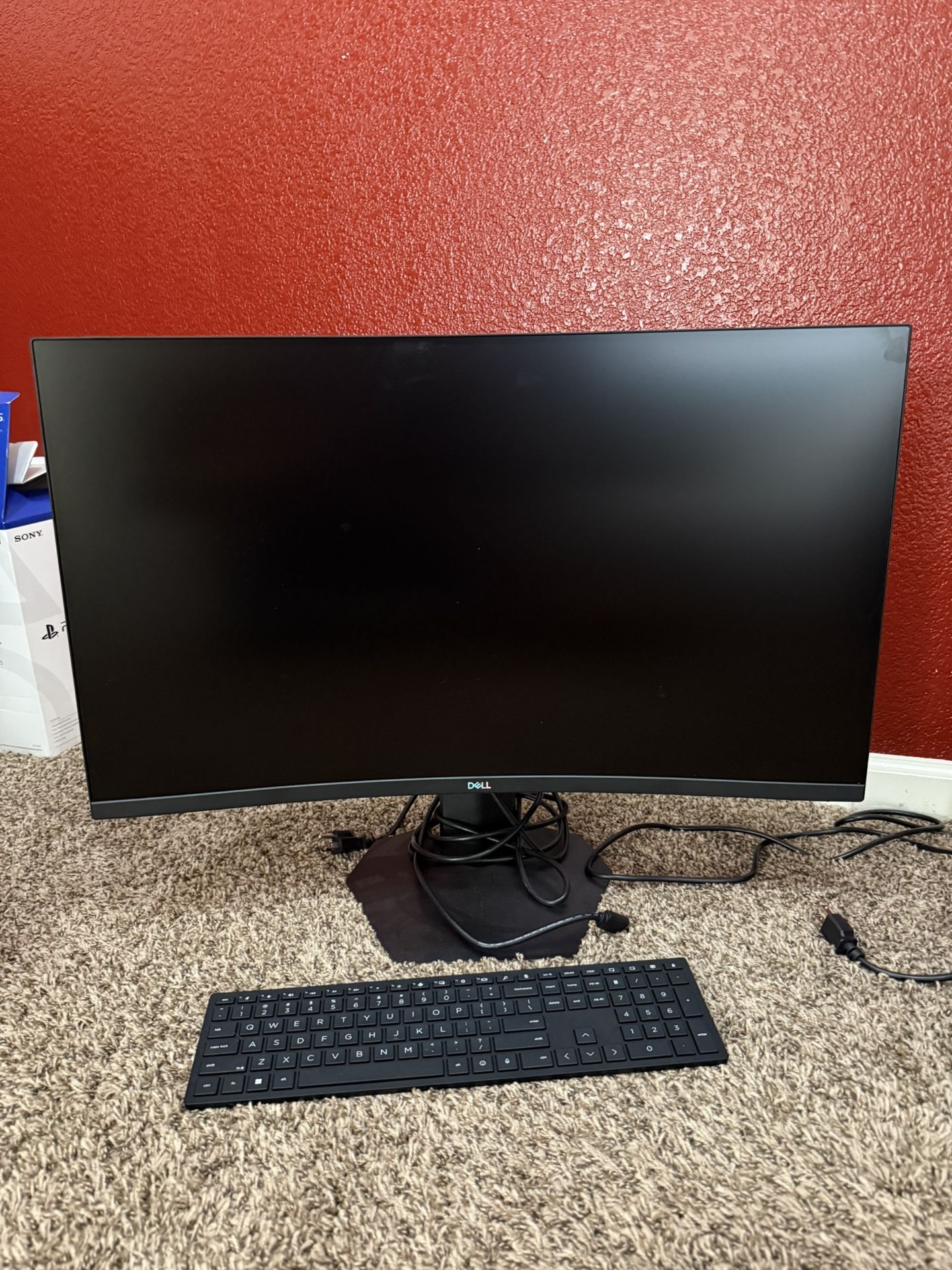 32” Curved Dell Gaming Monitor + Hp Tower
