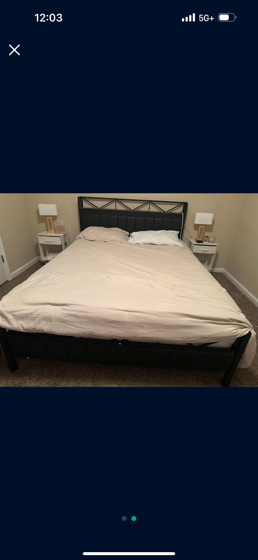 Bed Frame + mattress 