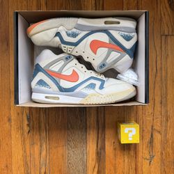 Nike Air Tech Challenge 2 Andre Agassi Clay Blue Size 9 (Vintage 2013)