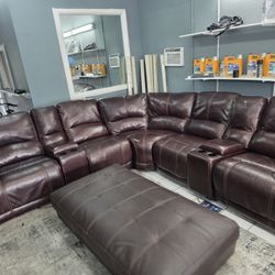 Cindy Crawford Sectional Recliner