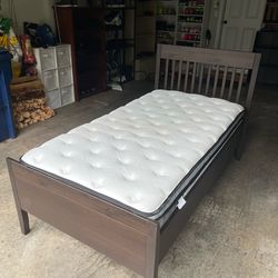 IKEA Twin Bed Frame w/ Matress
