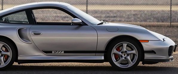 Custom Porsche 911 1(contact info removed) 996 Carrera Side Stripe Graphic Decal Set