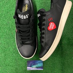 Adidas Stan smith X human made black size 10men/11.5women