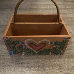 Wooden Storage Box, Vintage