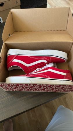 Vans Old Skool Red Low-Top Sneakers