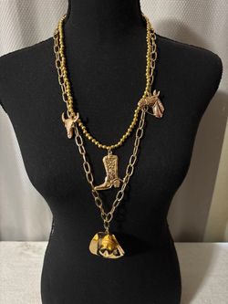 Western Necklace (2-in-1) / Collar Vaquero Doble