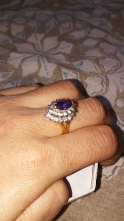 Beautiful 14KGF Cocktail Ring