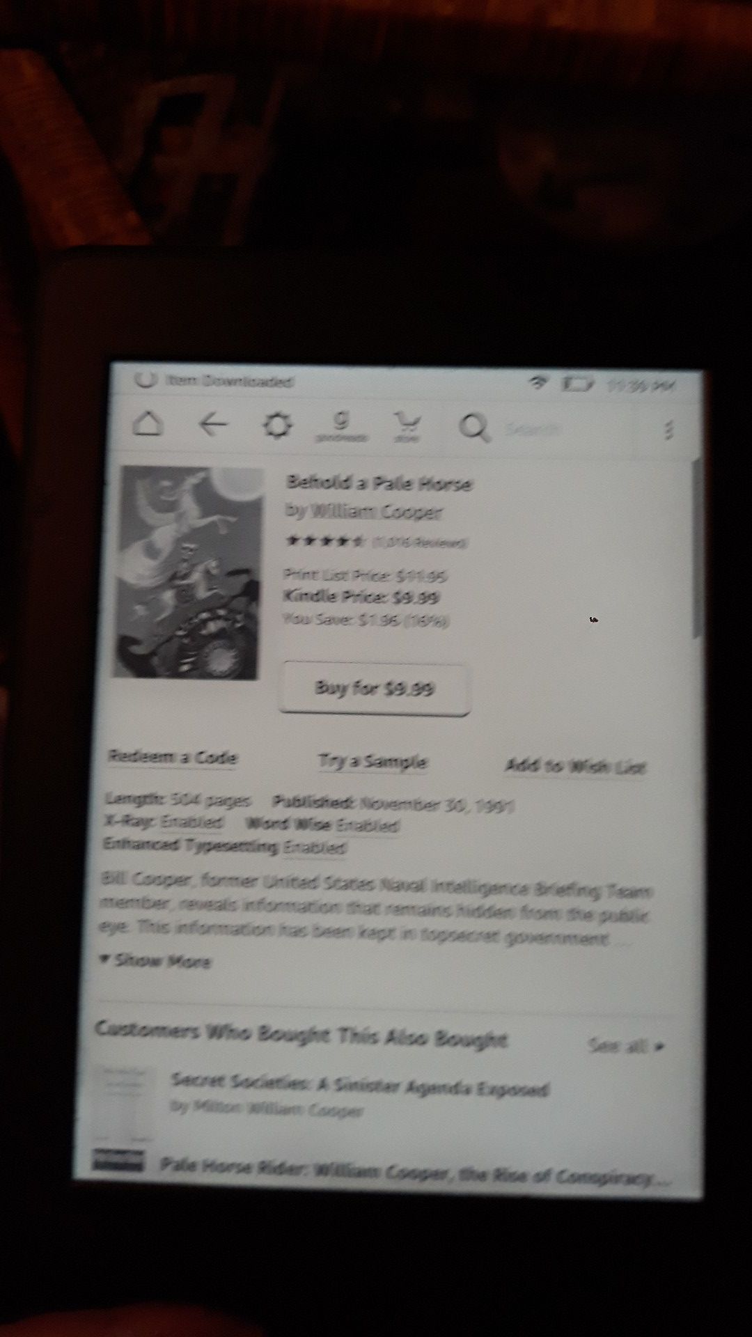 Kindle paperwhite 3