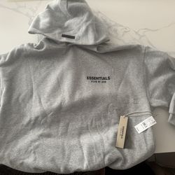 Essentials Grey Hoodie Medium
