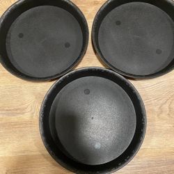 3pc 10” Plant Saucers 