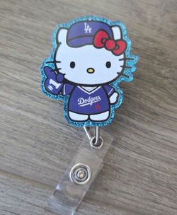 Dodgers Hello Kitty Badge Reel 
