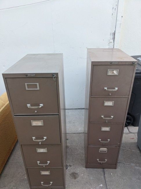 File Cabinets Take Now Steel Master Retro Antique GOOD Home Office Taxes 