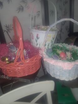 DIY Easter Baskets $10.00 ea1ch cash only (serious buyers)