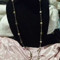 Semi Precious Stone Necklace 