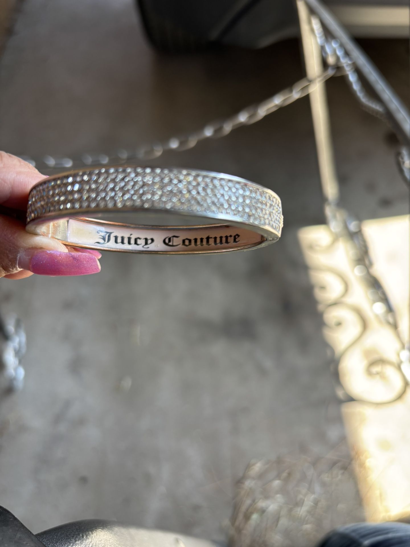 Juicy Couture Rhinestone Bracelet Bangle