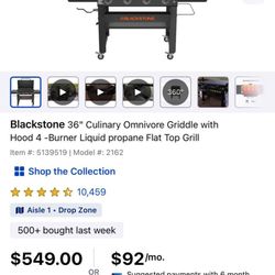 Brand new Blackstone Griddle
