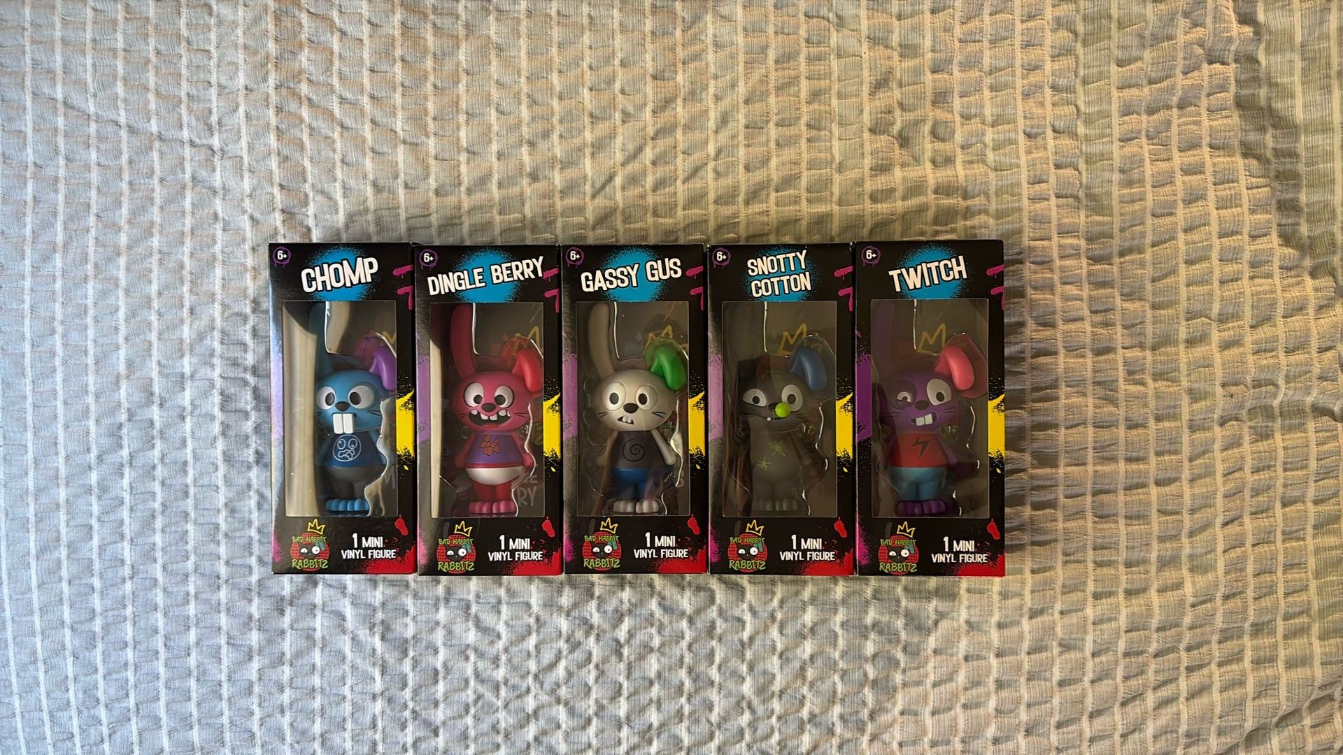 “ Bad Habbit Rabbitz” Mini Vinyl Figurines