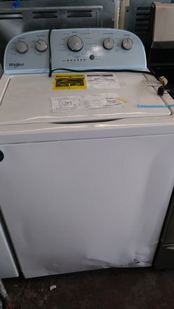 New washer scratch and dent. Unit retails for $749. Model WTW5000DW2