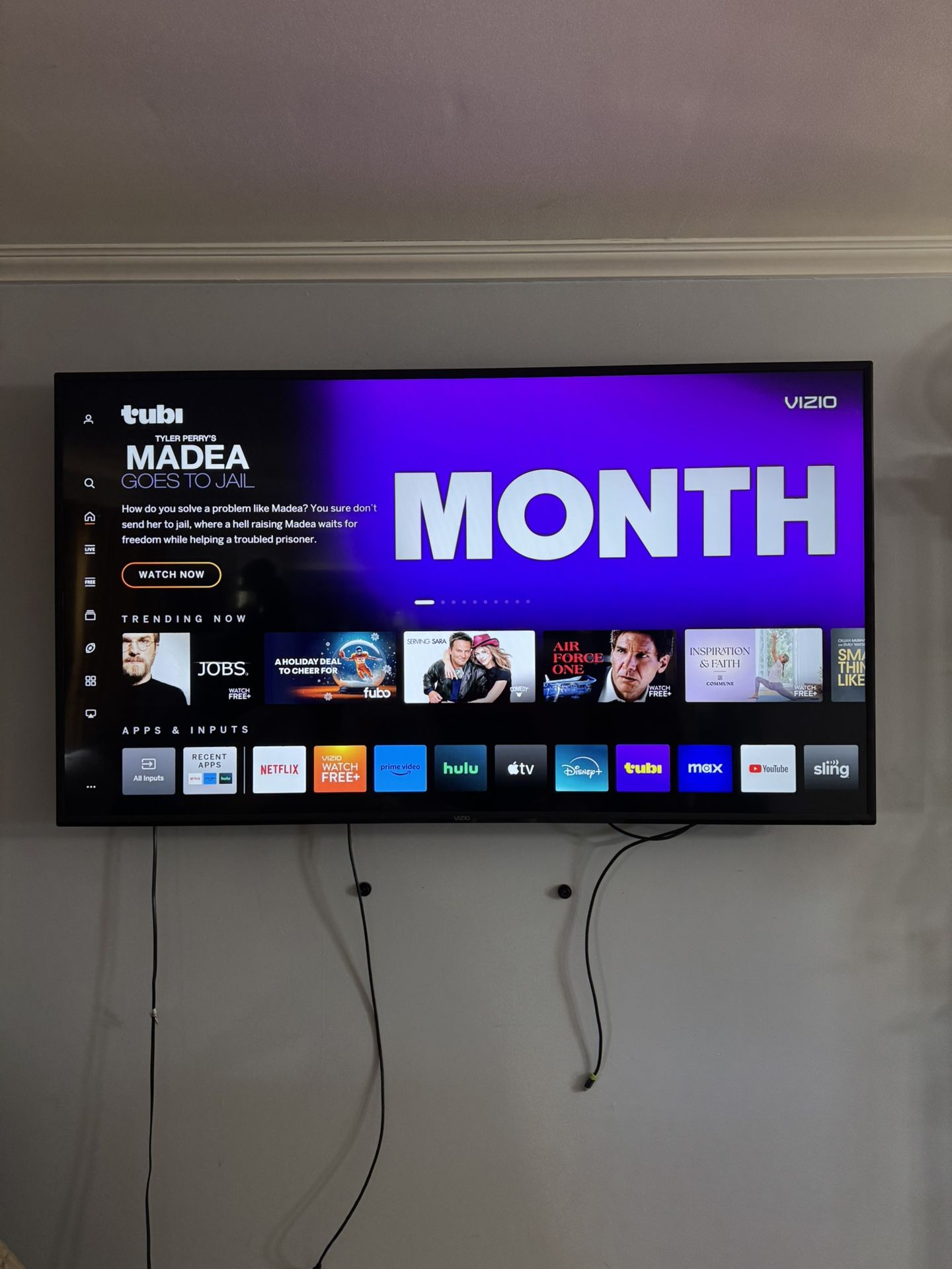 70” Vizio V-Series 4k LED UHD Smartcast TV - no stand (wall mount and 2 remotes included)