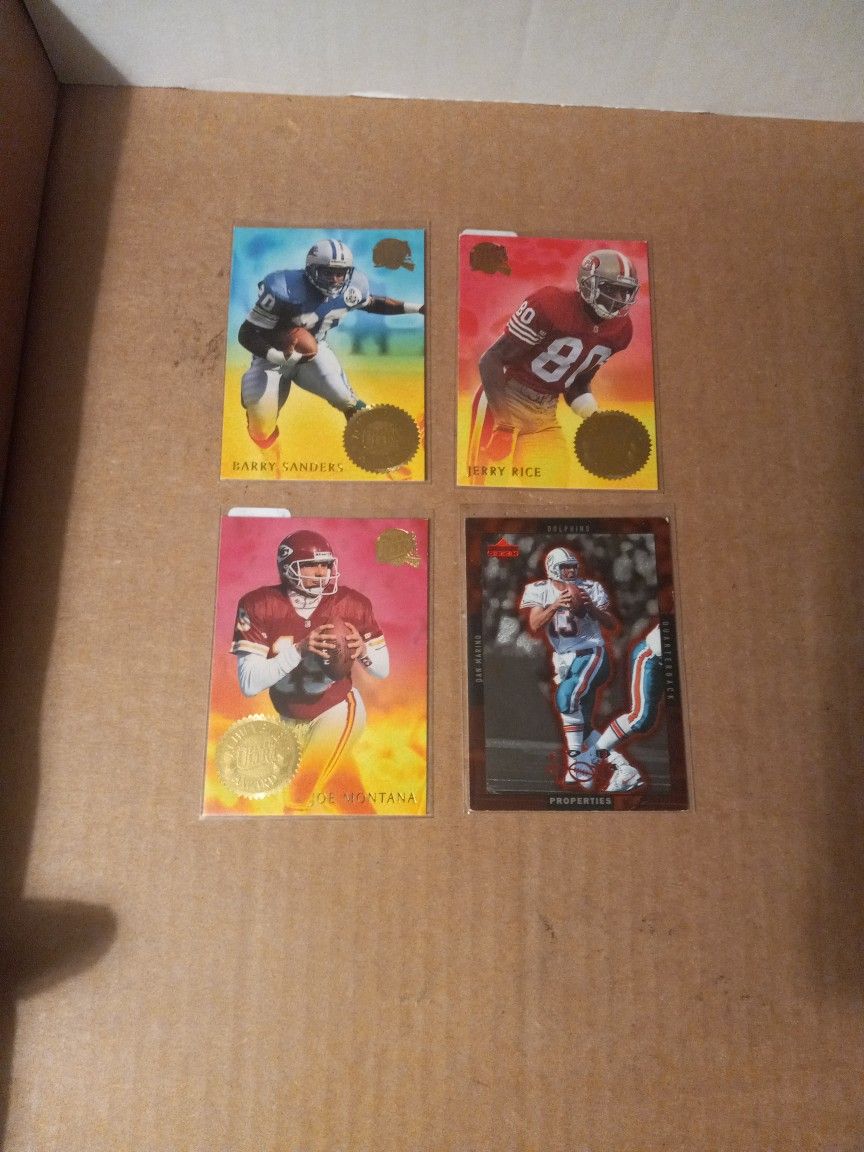 90s Football Insert Card Lot