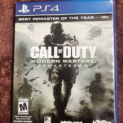 Call Of Duty Modern Warfare Remastered 