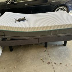 Titanium Mattress with High-low & Up-Down Adjustable Base