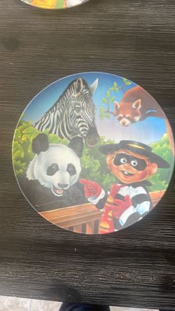 McDonald's Hamburglar Zoo Animals Collector Plate