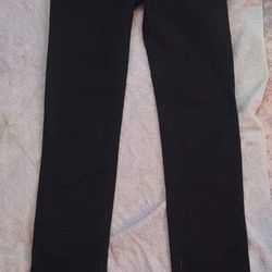 Gucci Silver Dome Stud Embellishment Waist Black Denim 