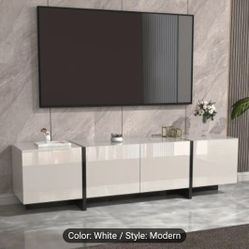 Brand New In Box High Gloss Tv Stand/Storage Cabinet 