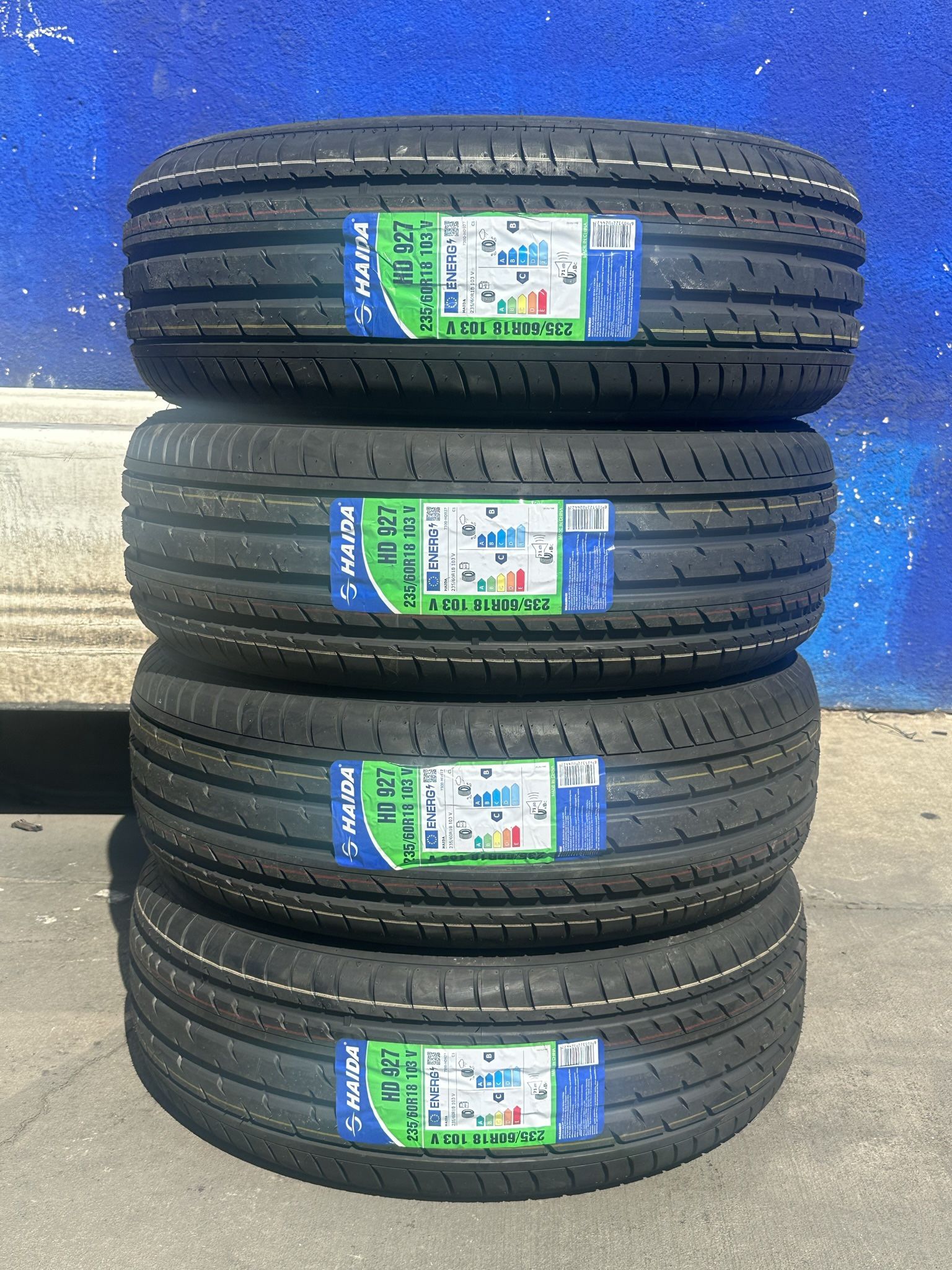 235/60R18 FOUR NEW TIRES WITH FREE ALIGNMENT