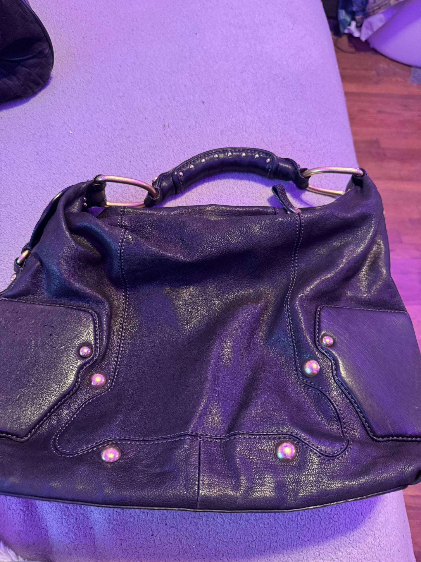 Juicy Couture Black Leather Purse