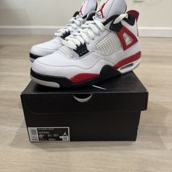 Retro Jordan 4s Red Cement