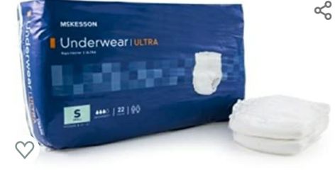 Adult diapers small McKesson