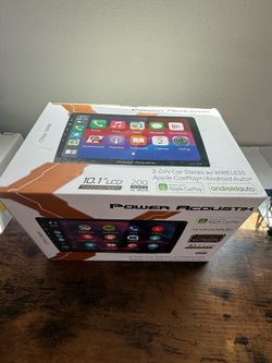Power acoustic  head unit wireless CarPlay