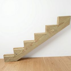 2 ProWood 6-​Step Pressure Treated Pine Stair Stringers