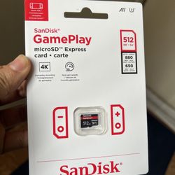 512gb Express Micro Sd Brand New Sealed For Nintendo switch 2 Drones Or High End Devices 