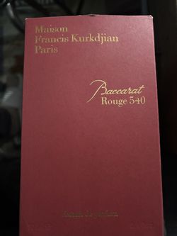 Maison Francis Kurkdjian Paris Baccarat Rouge 540